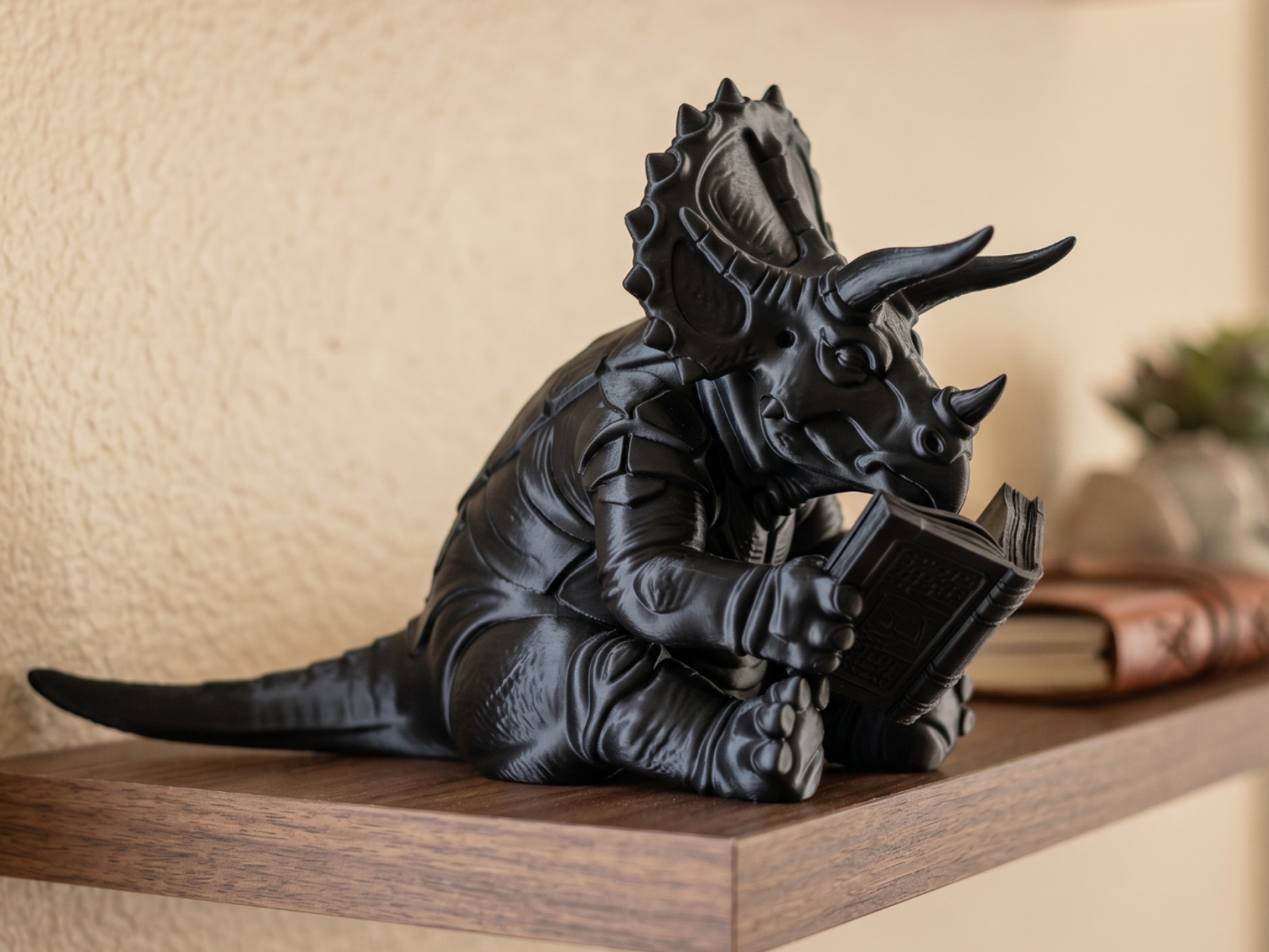 Reading Triceratops–The Ultimate Bookworm Dinosaur