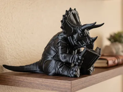 Reading Triceratops–The Ultimate Bookworm Dinosaur