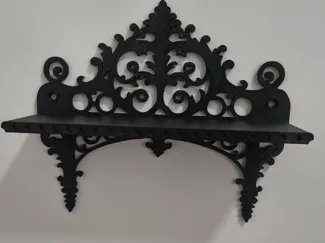 Elegant Baroque Wall Shelf – Decorative Display