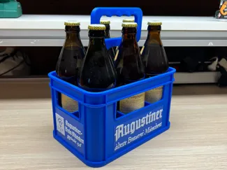 Sixpack/Minibierkiste im Augustiner Design