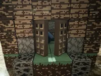 Door with 2 magnets