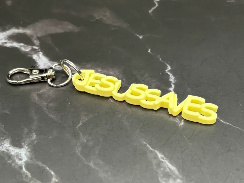 Jesus Saves Keychain