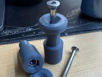 0.6mm nozzle, 0.3mm layer, 4 walls, 15% infill - 50min print
