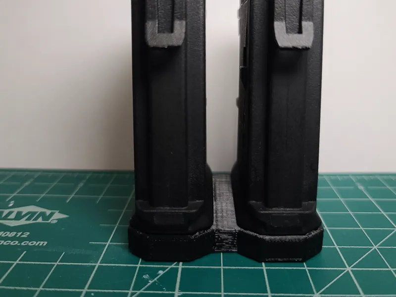 PMAG base plate coupler side by side (Horizontal)c