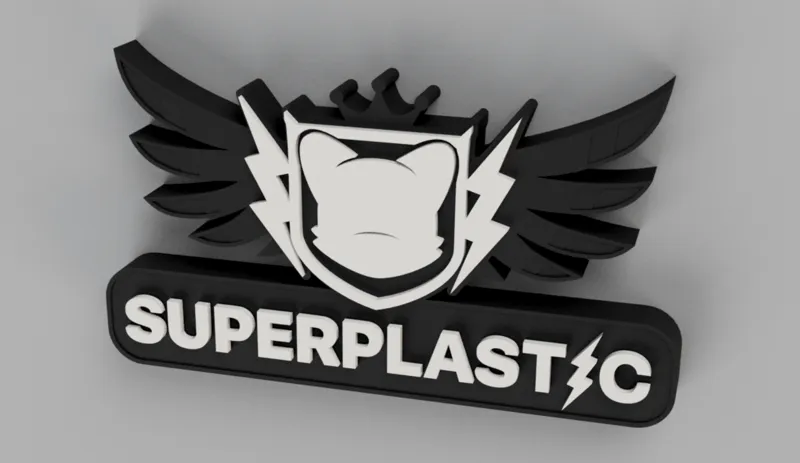 SuperPlastic Badge