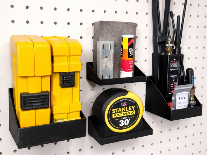 Customizable Pegboard Shelf