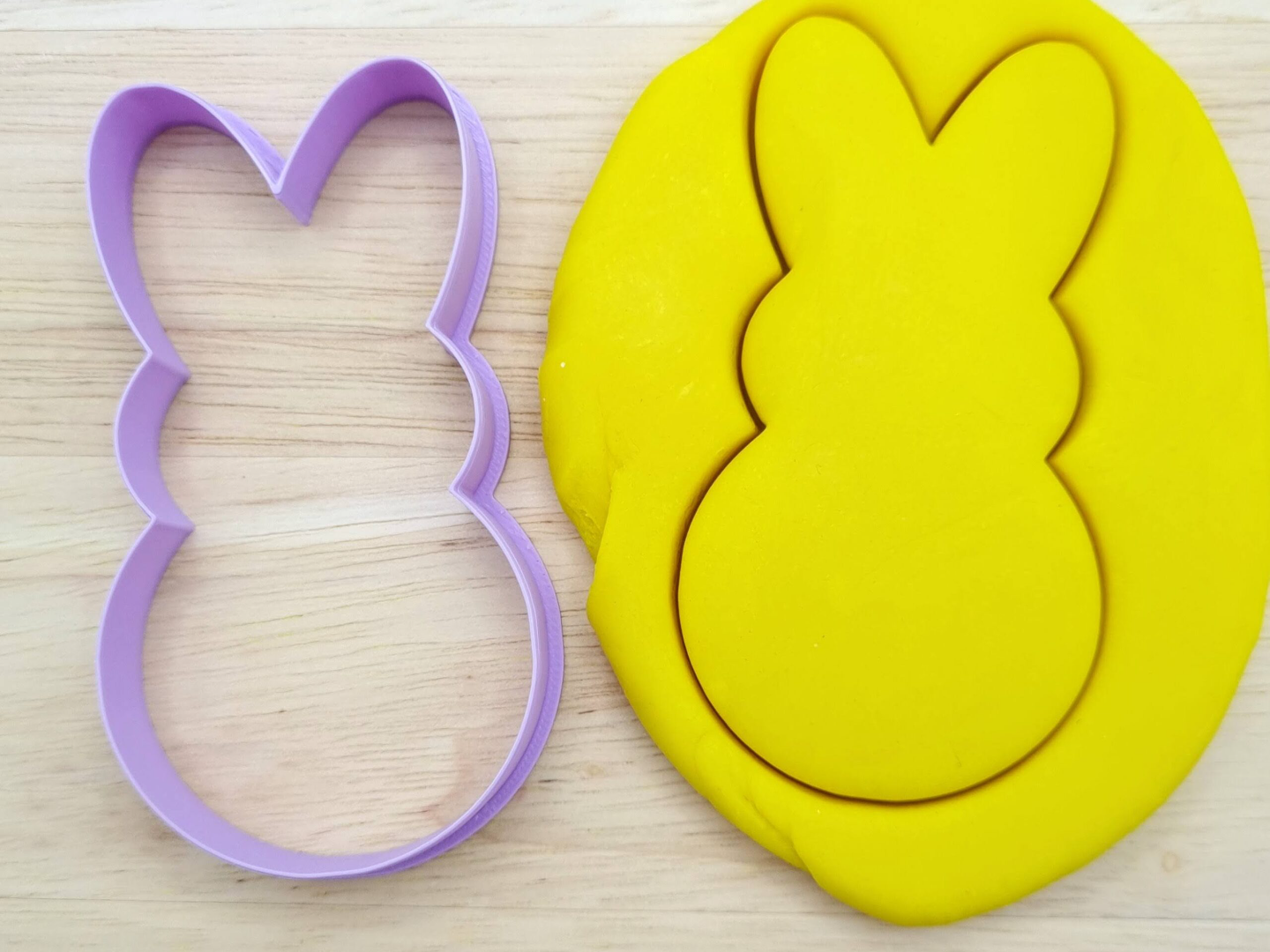 Simple Easter Bunny Silhouette Cookie Cutter