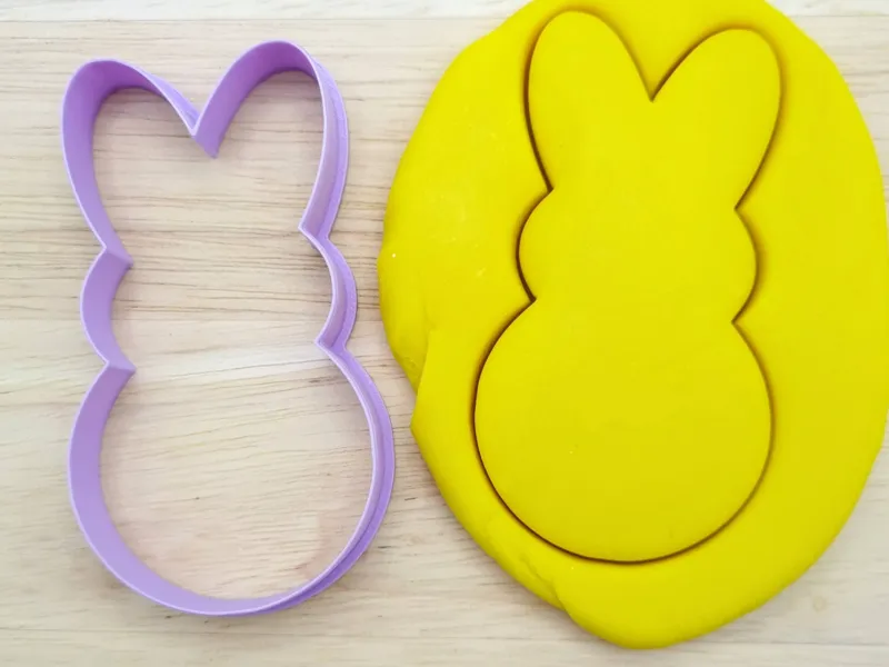 Simple Easter Bunny Silhouette Cookie Cutter