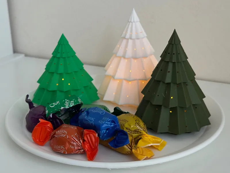Triple Christmas Tree - Tealight Holder 
