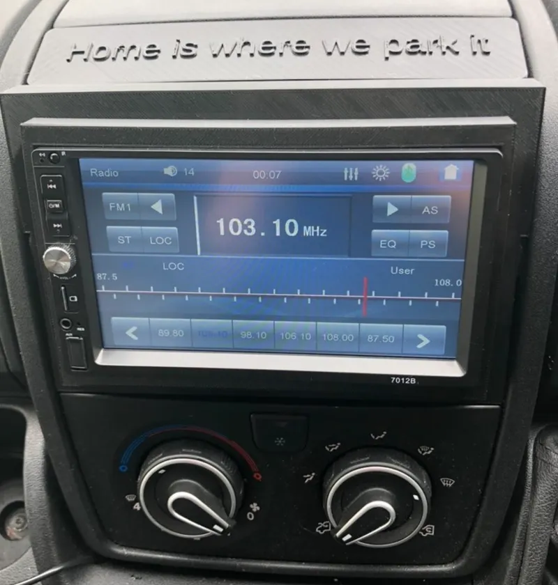 peugeot boxer 7012b radio frame