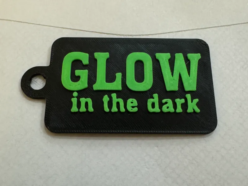 Glow in the Dark Hang Tag