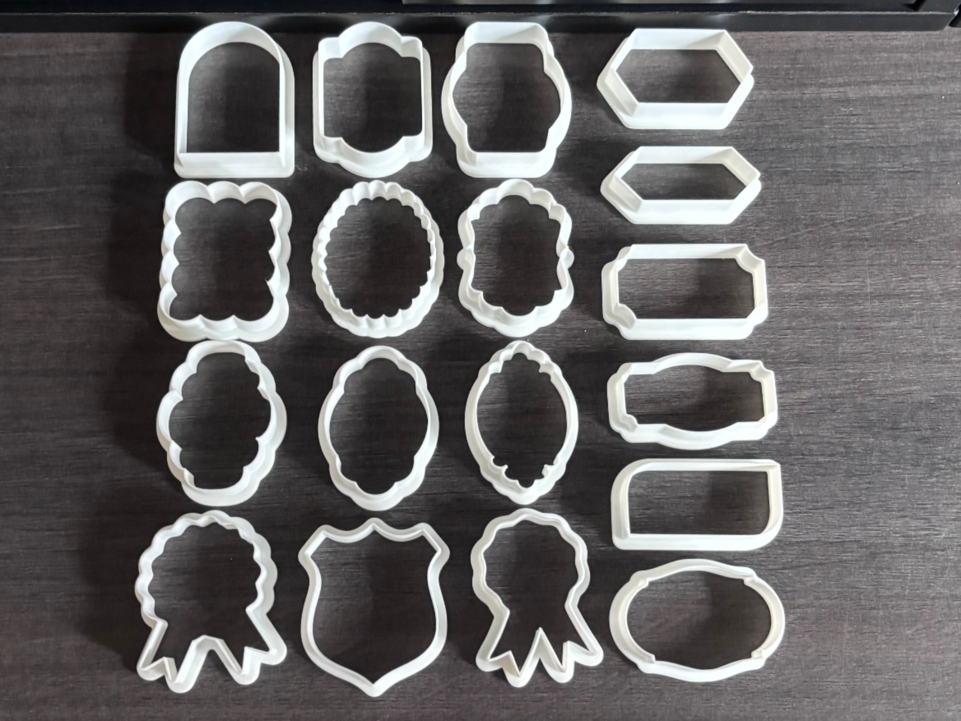 18x mini plaque cookie cutters set (A1 mini too)
