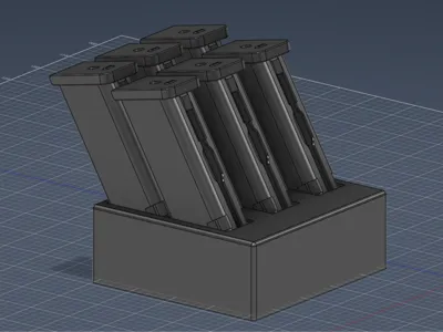 Airsoft Glock mag holder (6-slot)