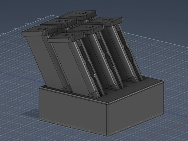 Airsoft Glock mag holder (6-slot)