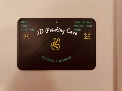 Print Cave Sign