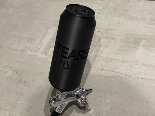 Poignée de tireuse à bière forme canette