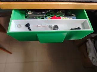 Under Desk Drawer with Tray (Deeper Depth)