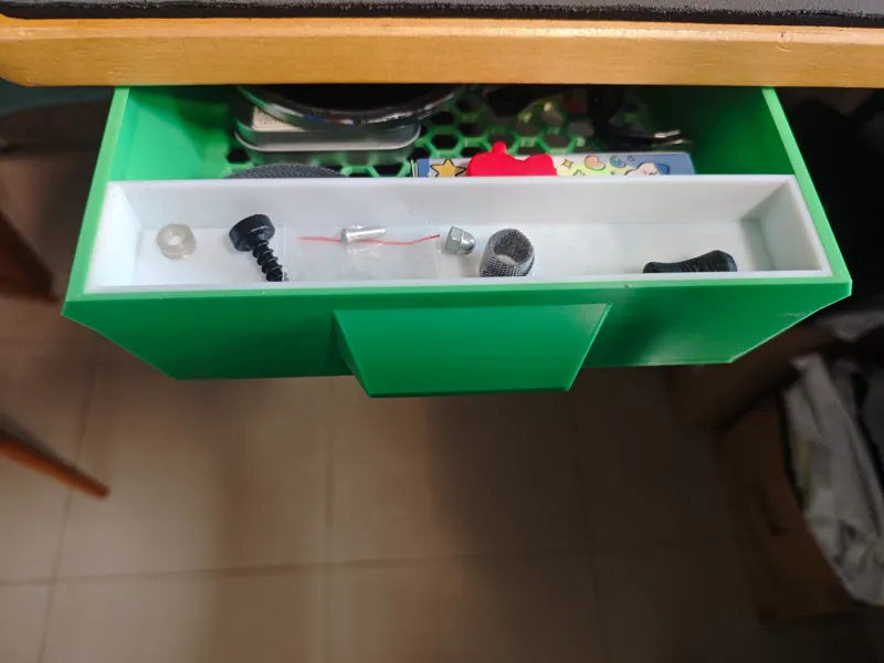 Under Desk Drawer with Tray (Deeper Depth)