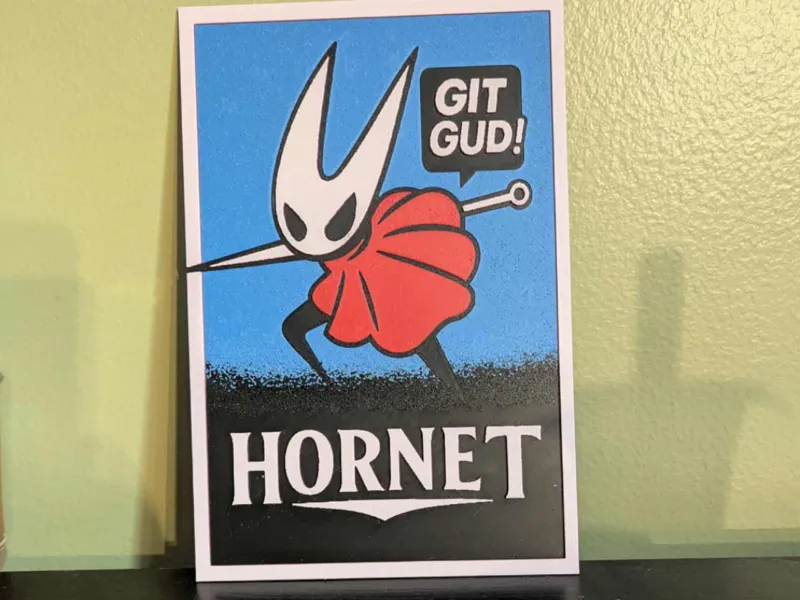 Git Gud, a Silksong Inspired Hueforge