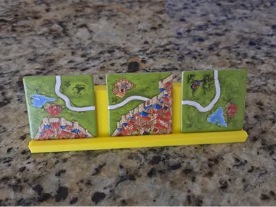 Carcassonne 3-Tile Holder