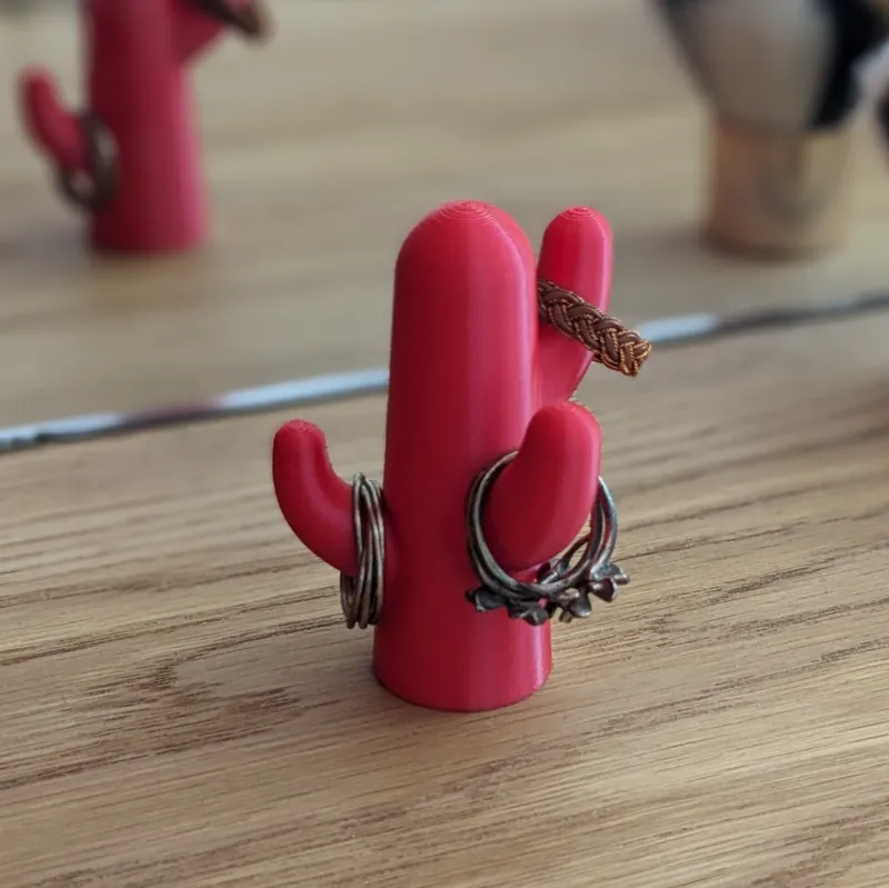 Cactus ring holder