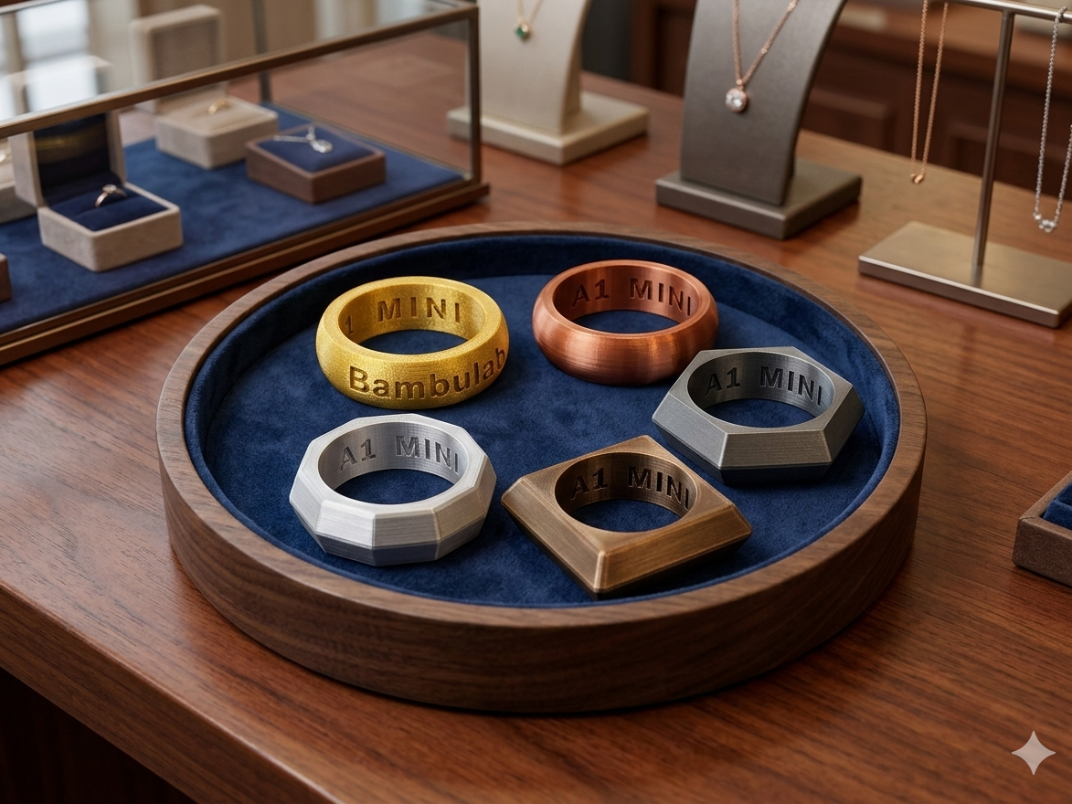 Parametric Comfort Ring Custom Round or Soft-Facet