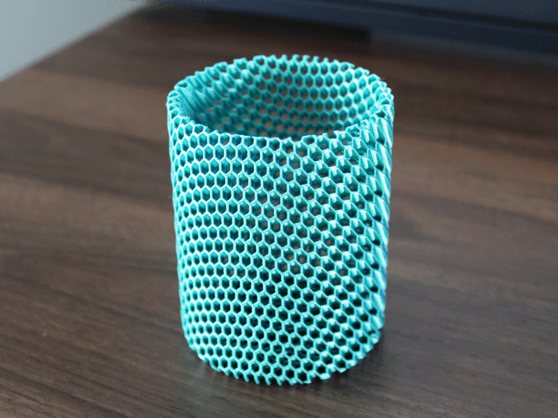 Hexagonal Pen Holder – Honeycomb Desk Organizer