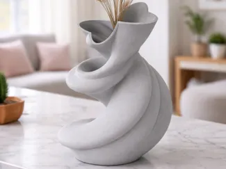 Twisted Heart Double Vase