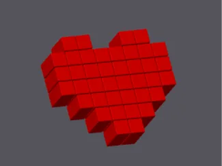 Mini Fidget Heart