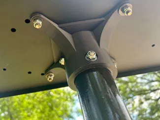 2 Inch Pole to Mailbox Adapter Plate