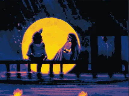 Radha Krishna Nightscape