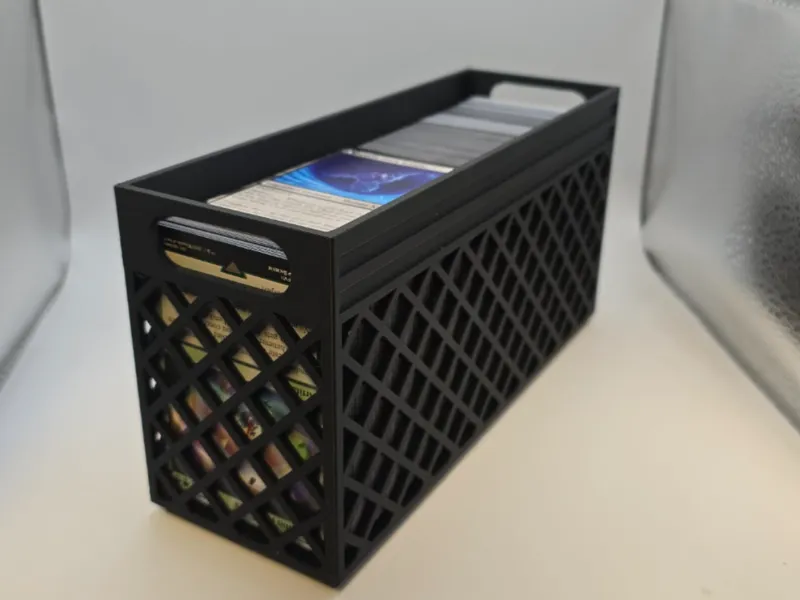STACKABLE TCG CARD CASE MILK CRATE