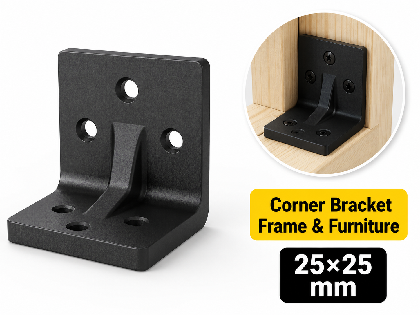 Corner Bracket 25x25 – Frame & Furniture