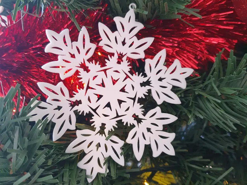 Christmas snowflake ornament 4