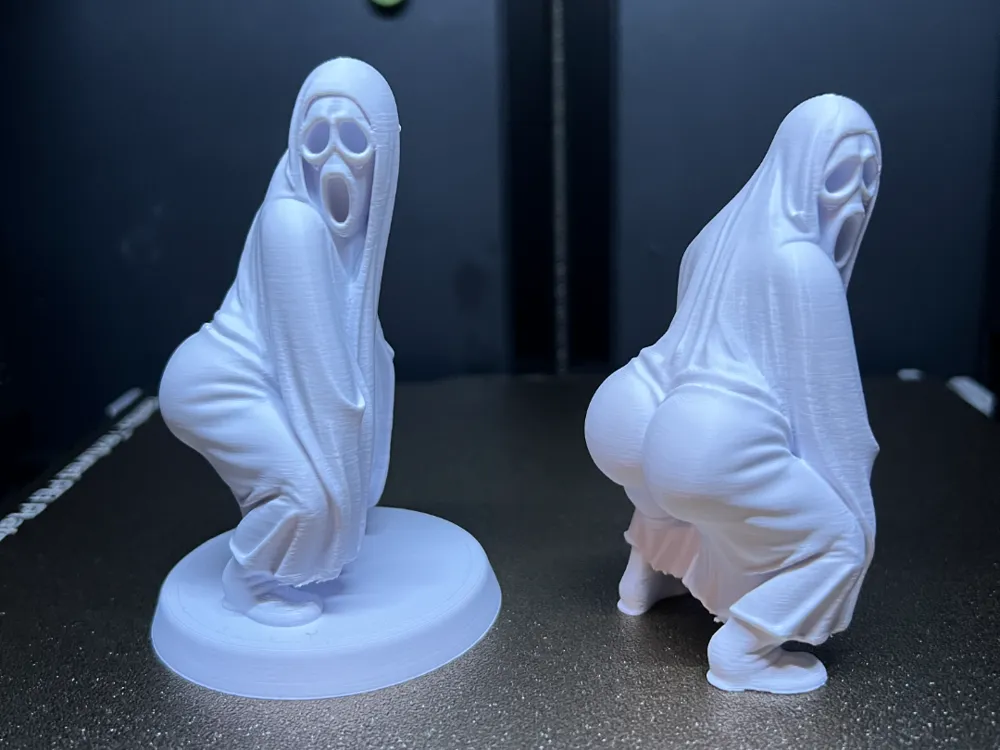 Özel Tasarım Twerking Ghostface Biblo Dekoratif Süs Hediye Koleksiyonluk