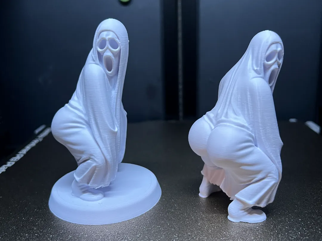Özel Tasarım Twerking Ghostface Biblo Dekoratif Süs Hediye Koleksiyonluk
