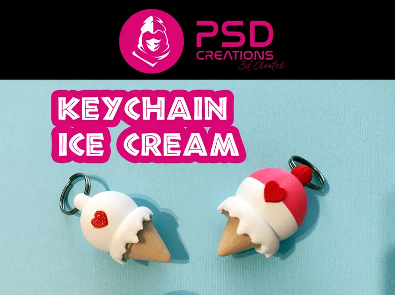 keychain ice cream