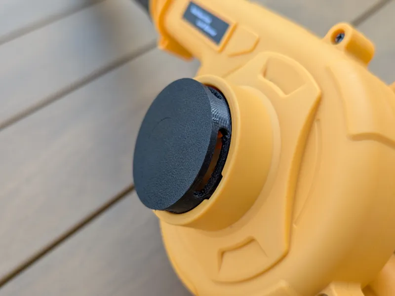 Leafblower inlet protector (snorkel)