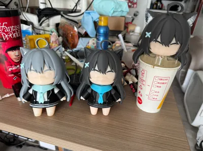 Shiroko Sunaookami Blue Archive Q-version character figure separated parts