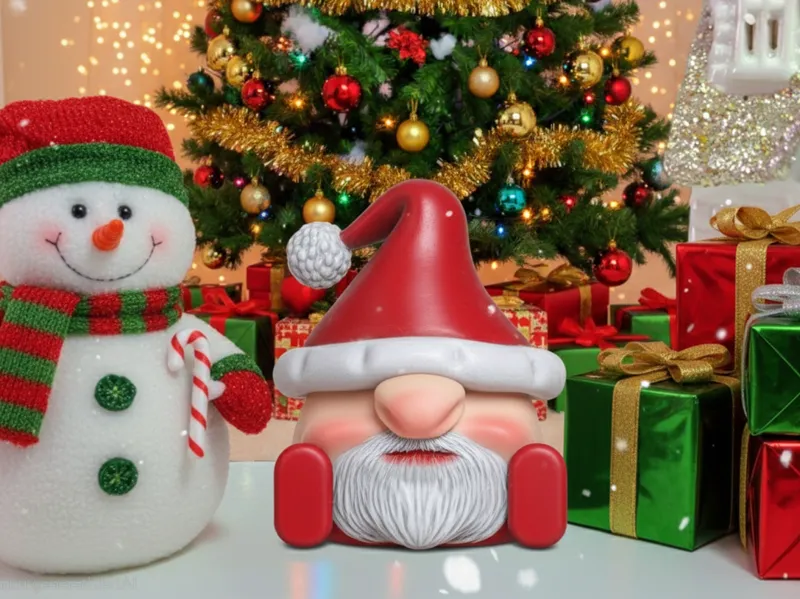 Poseable Christmas Gnome