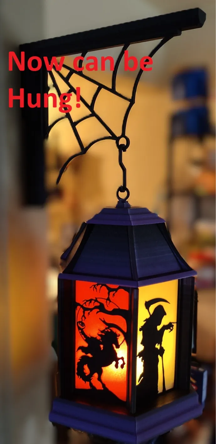 Halloween Themed Hexagon Lantern 