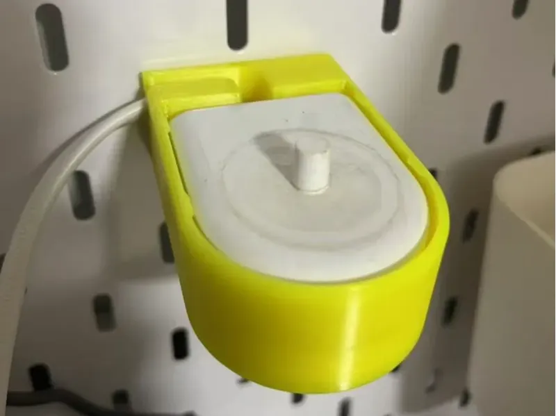 飞利浦声波牙刷充电器 IKEA Skadis 钢制洞洞板(1.2mm)挂架