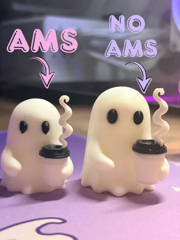 Adorno temático: Cute Ghost & Coffee — vista de referencia 3
