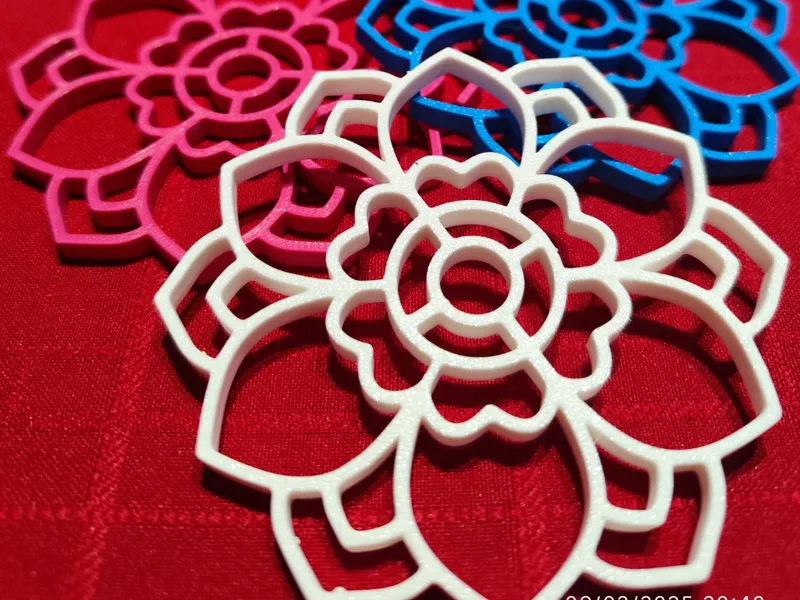 Mandala Coaster with support