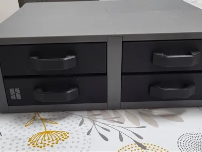 Stand 4 drawers No AMS+Stand Stacking+Plate holder