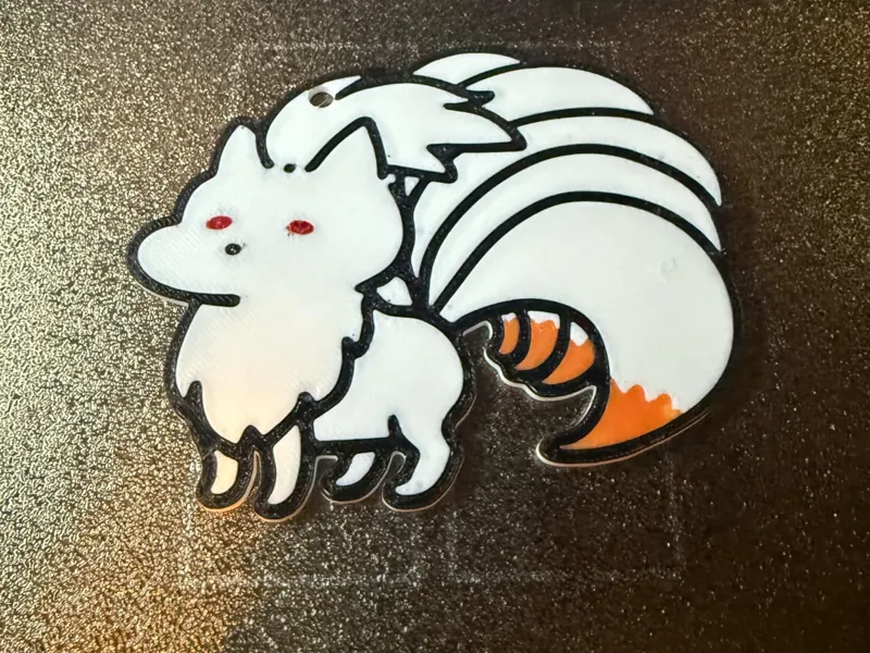 Ninetales Keychain