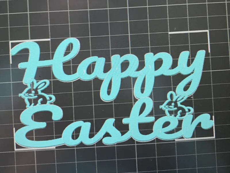 Happy Easter stencil 