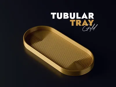 Tubular Oval Tray