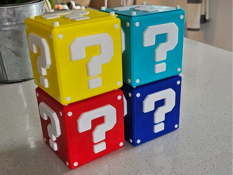 NO AMS Stackable Super Mario ? Block Storage Box by Tommy Gun ...