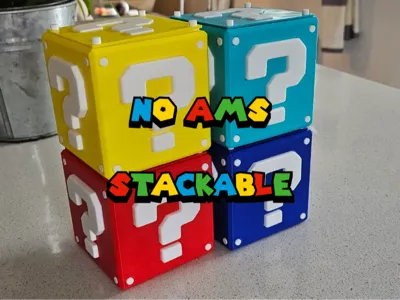 Stackable Super Mario? Block Storage Box multipart